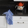 Bathroom Towels| Linum Home Textiles 2-Piece Royal Blue/White Stripes Turkish Cotton Beach Towel (Alara Hand) - MD22537