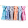 Bathroom Towels| Linum Home Textiles Pink Turkish Cotton Beach Towel (Sea Breeze) - HO30241