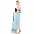 Bathroom Towels| Linum Home Textiles Turquoise Turkish Cotton Beach Towel (Sea Breeze- Rainbow Heart) - RD35727