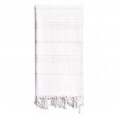 Bathroom Towels| Linum Home Textiles White Turkish Cotton Beach Towel (Summer Fun) - ZW30235