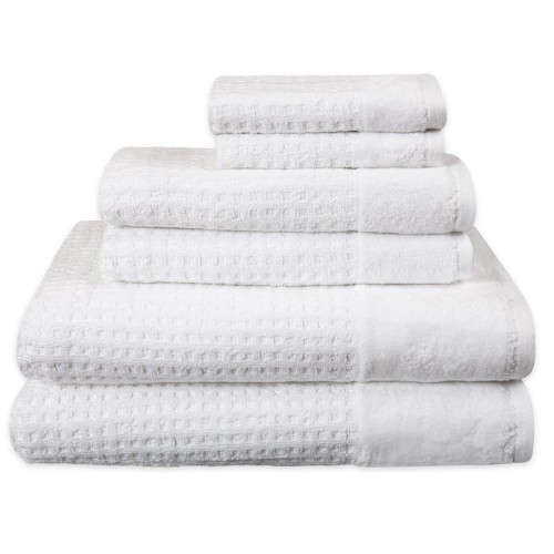 Bathroom Towels| Sapphire Resort White Cotton Bath Towel Set - NV93078