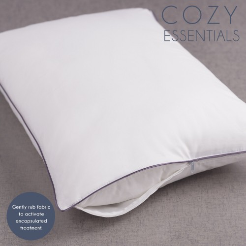 Pillow Protectors| Cozy Essentials Cozy Essentials King Cotton Lavender Aromatherapy Pillow Protector - EQ56828