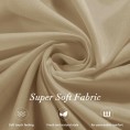 Bed Skirts| Subrtex Elegant Soft Replaceable Wrap Around Ruffled Bed Skirt(Twin, Khaki) - OK16049