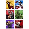 Avengers Birthday Party Supplies Bundle Pack for 16 Includes Lunch Plates Napkins Table Cover Swirl Hanging Decorations Stickers