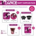 Blue Orchards Dance Party Supplies Packs for 16 Guests! Dance Party Supplies Dance Birthday Party Decorations Dance Themed Party Dance 1st Birthday for Girls Dancer Plates & Napkins