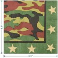 Party-Set mit Camouflage-Papptellern Lunch-Servietten und Bechern 16 Stück