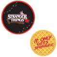 Stranger Things Party Supplies Pack With Stranger Things Dinner and Dessert Plates Cups Napkins Tablecover Cutlery Banner and Pin