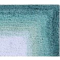 Bathroom Rugs & Mats| Better Trends Torrent Bath Rug 60-in x 20-in Turquise Cotton Bath Rug - ME10757