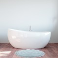 Bathroom Rugs & Mats| Madeleine Home Bath Mats 36-in x 36-in Arctic Cotton Bath Mat - NC99415