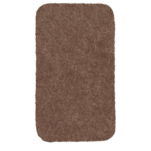 Bathroom Rugs & Mats| Mohawk Home Acclaim bath rug 40-in x 24-in Coffee Nylon Bath Rug - LR75280