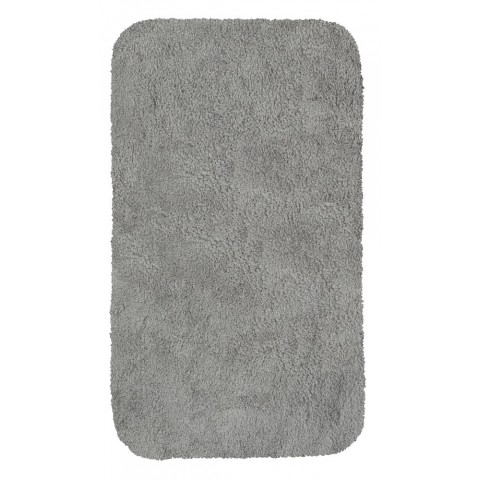 Bathroom Rugs & Mats| Mohawk Home New regency bath rug 24-in x 17-in Grey Nylon Bath Rug - NO52936