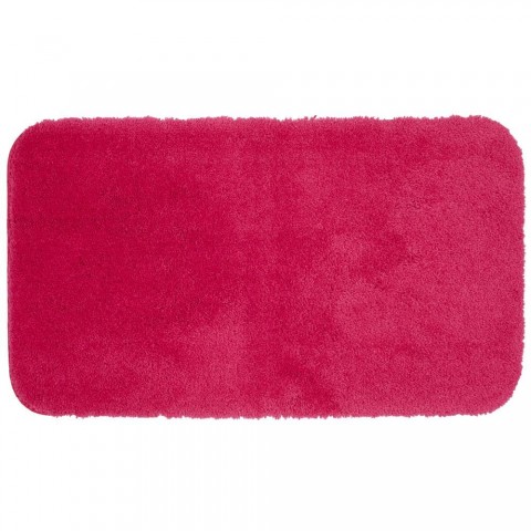 Bathroom Rugs & Mats| Mohawk Home Pure perfection 60-in x 20-in Raspberry Nylon Bath Rug - YP09038