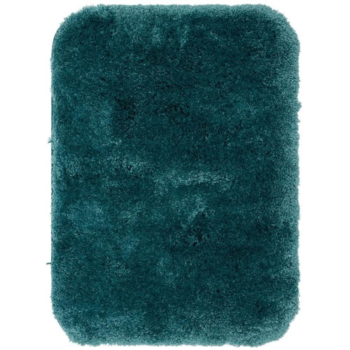 Bathroom Rugs & Mats| Mohawk Home Royal bath 40-in x 24-in Persian Blue Nylon Bath Rug - IS05534