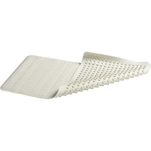 Bathroom Rugs & Mats| Rubbermaid Commercial Products 16.5-in x 8.5-in White Rubber Shower Stall Mat - ZI69793