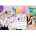 Birthday Party Invitation Cards for Teens Outer Space Party Party Invitation for Girls Boys Party Celebration for Kids Personalized 20 Cards With 20 Envelopes – A003