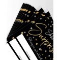Shhh It's A Surprise 25 Invitations and Envelopes Black and Gold Confetti Surprise Party