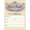 Stonehouse Collection You're Invited Fill-in Party Invitations | 25 Invites With Envelopes | USA Made | Wedding Baby Shower Rehearsal Dinner Birthday Party Lavender