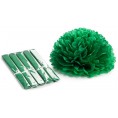 16” Green Tissue Pom Poms DIY Paper Flower Hanging Party Decorations Pack of 5