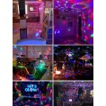 [2-Pack] Portable Sound Activated Party Lights for Outdoor Indoor Battery Powered USB Plug in Dj Lighting Disco Ball Light Strobe Lamp Stage Par Light for Car Room Party Decorations Dance Parties