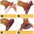 8Pcs Western Party Decorations Supplies Western Cowboy Table Honeycomb Centerpieces Western Theme Table Centerpiece Decorations Wild Western Cowboy Photo Booth Props Table Decor