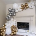Chrome Gold Balloons 12inch 50pcs Metallic Gold Party Balloons Thick Latex Balloons Birthday Helium Balloons Wedding Engagement Anniversary Baby Shower Graduation Decorations