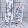 Silver Metallic Tinsel Foil Fringe Curtain Party Decorations Festival Wedding Birthday Anniversary Holiday Celebrating Theme Party Backdrop